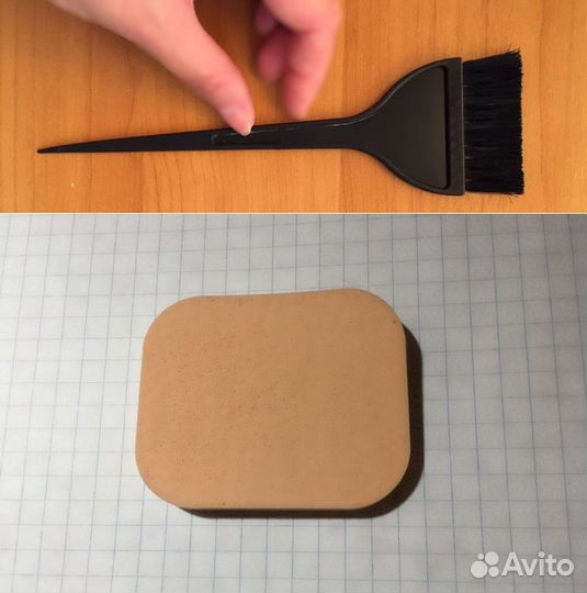 Зеркало, мешочки саше, кисти, дозаторы, спонж