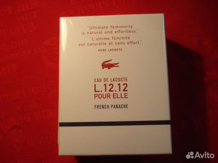 Lacoste French Panache 100мл Женская Франция