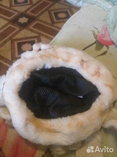 Шапка из стриженного кролика