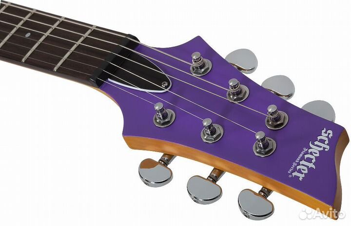 Schecter C-6 Deluxe Satin Dark Purple
