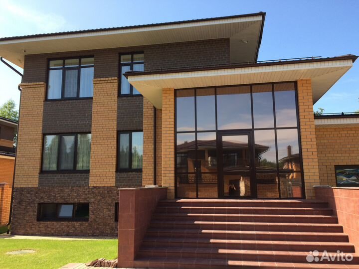 Зеркальная тонировка балконов, окон, коттеджей