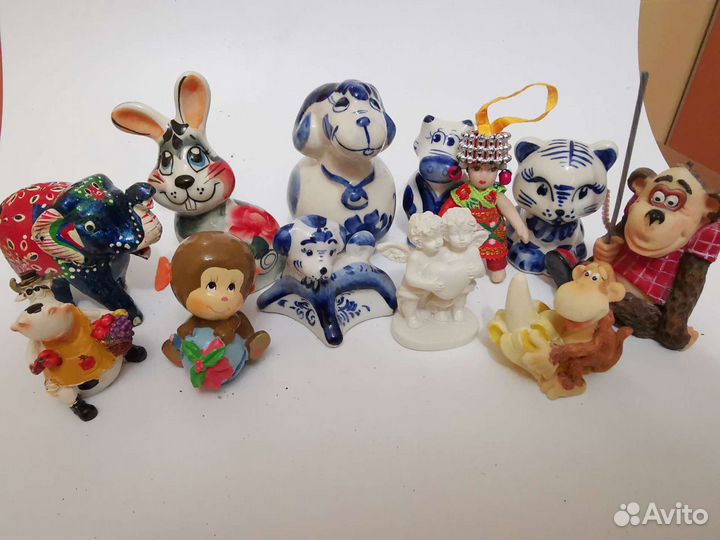 Фарфоровые статуэтки символы года