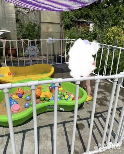 Манеж самодельный из пластиковых труб