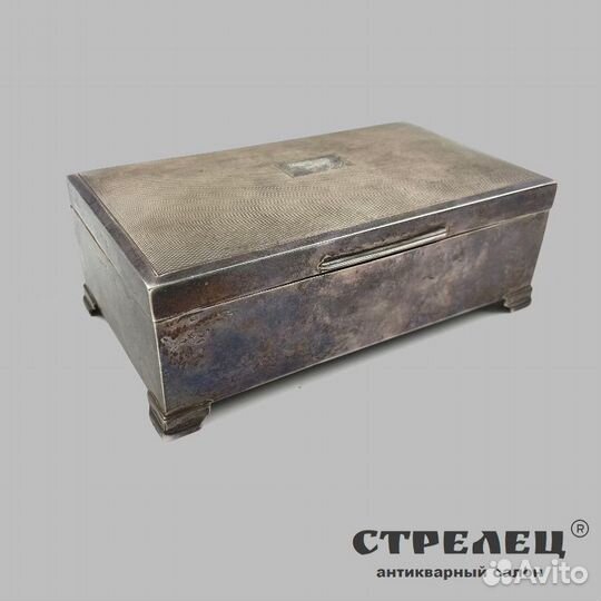 Сигарная коробка. Серебро 1862 г