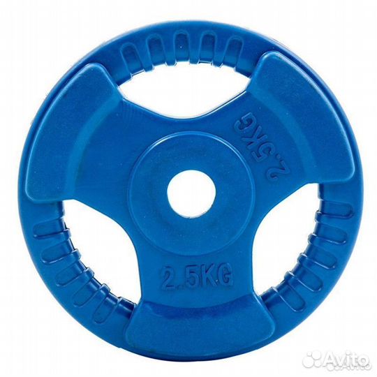 Диск обрезиненный 3 handle цветной D26 мм profi-FI