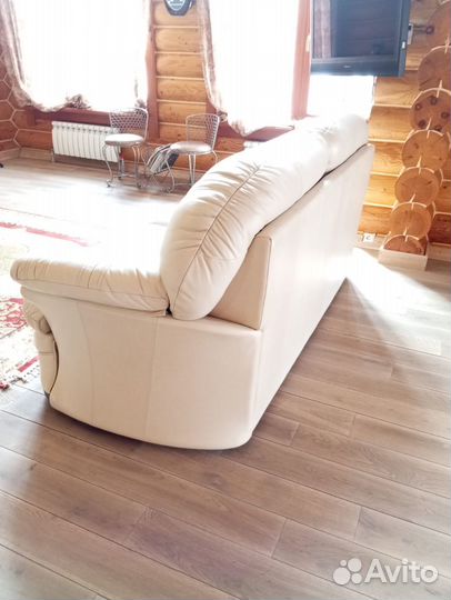 Кожаный диван Британика Новый