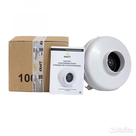 Вентилятор канальный вкк 100