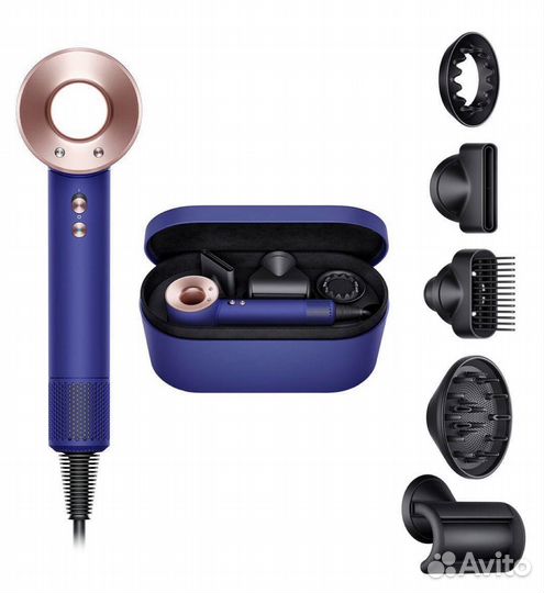 Фен Dyson HD07 1600 Вт синий, розовый