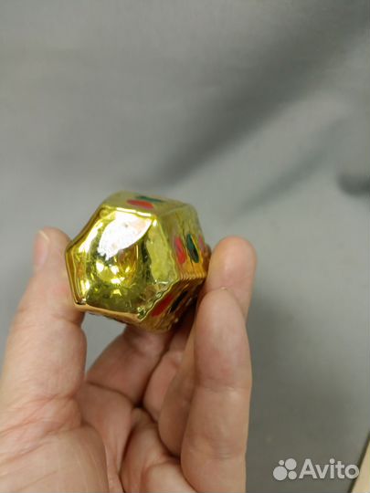 Елочная игрушка СССР Светофор стекло подвес