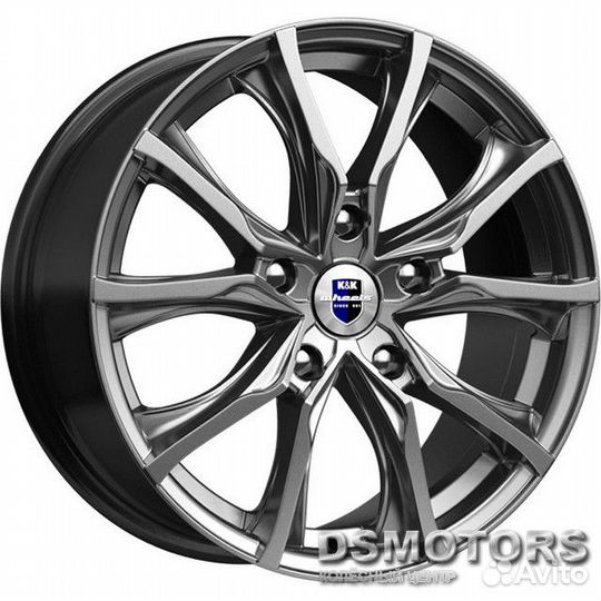 Диски Твист 7.5/17 5x100 ET42 d67.1 дарк платинум