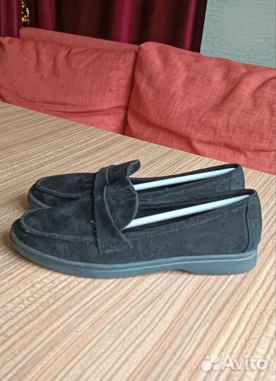 Лоферы женские замшевые 37 размер