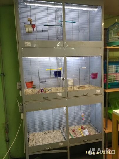 Стойки для содержания птиц, б/у