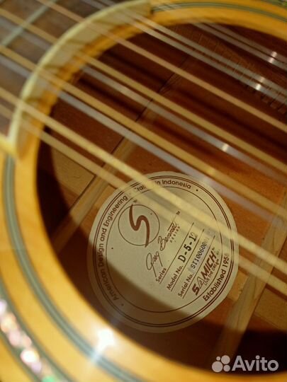 12 Струнная Гитара из Массива - Greg Bennett d5 12