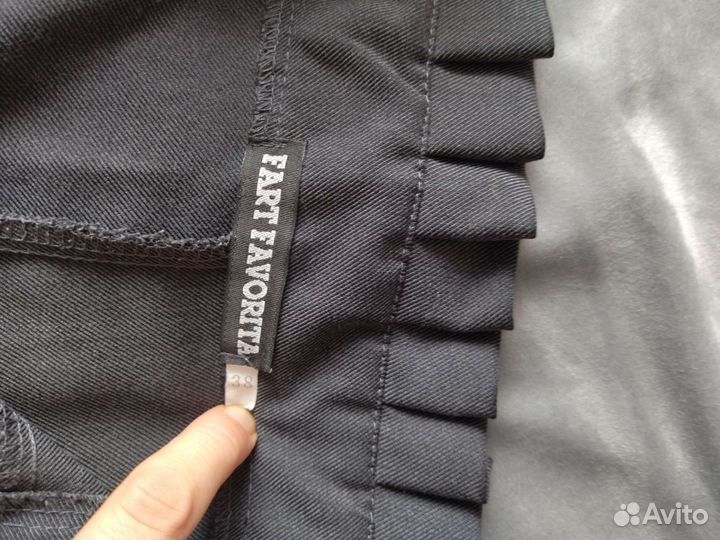 Брюки школьные серые