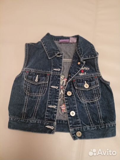 Джинсовая одежда на девочку