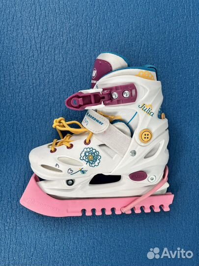 Роликовые коньки детские раздвижные 27-30