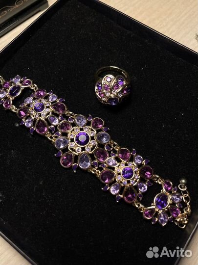 Колье браслет серьги