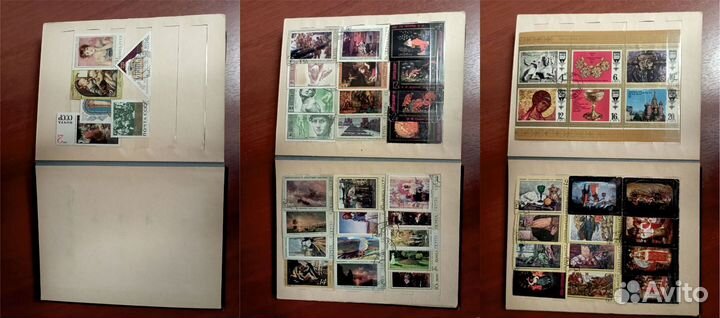 Марки СССР в альбомах