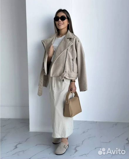 Кашемировая косуха тренд 2024-2025 года