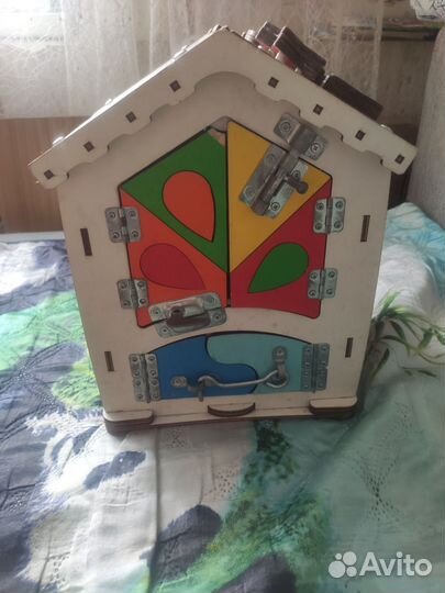 Бизиборд домик большой