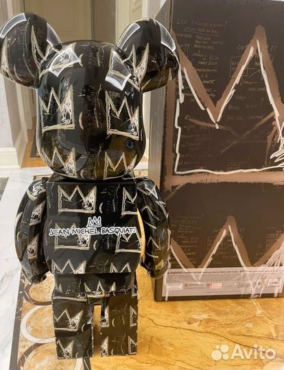 Bearbrick 1000% (70см) Jean-Michel Basquiat Crown