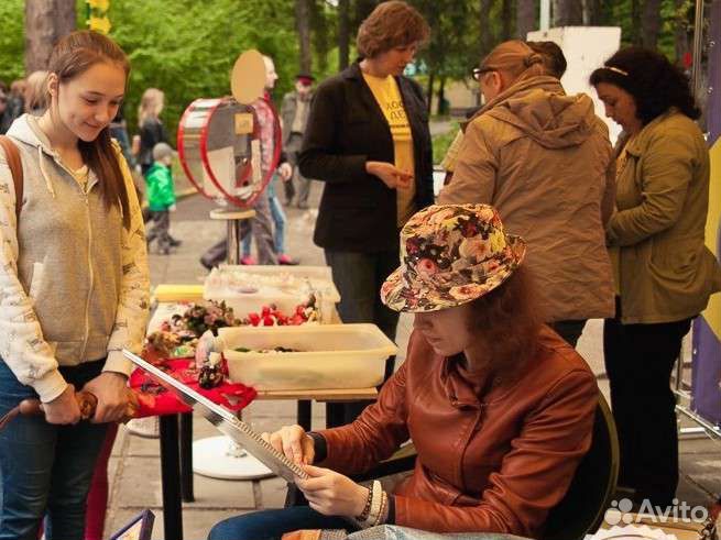 Шаржист на мероприятие Калуга, Обнинск