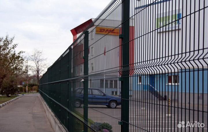 Забор металлический цена под ключ