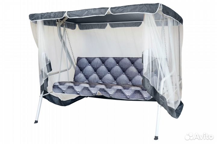 Качели садовые Этюд Манчестер матрас+москитка