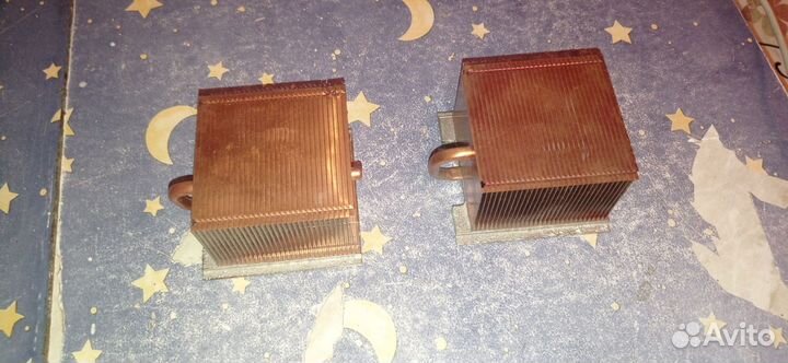 Радиатор для процессора меднный, на сервера