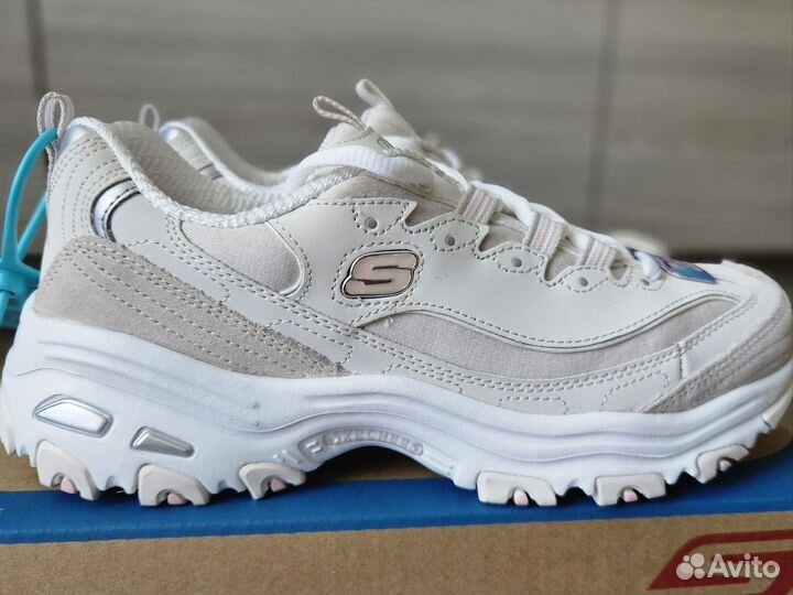 Кроссовки женские Skechers 38 бежевые memory foam