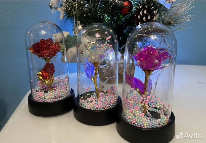 Роза с подсветкой