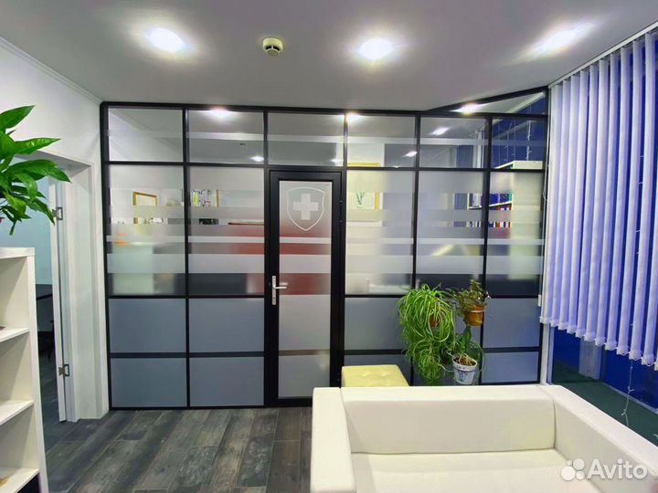 Перегородки под ключ в бизнес центры