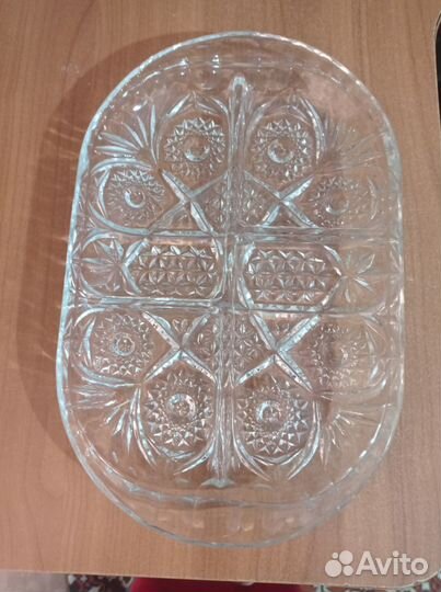 Хрустальная менажница, СССР