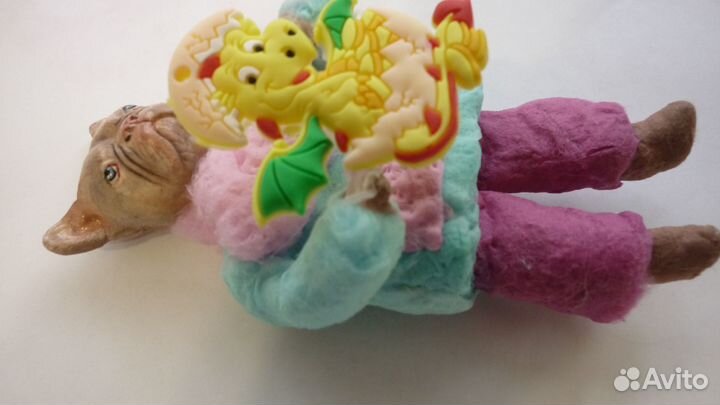 Ватные елочные игрушки