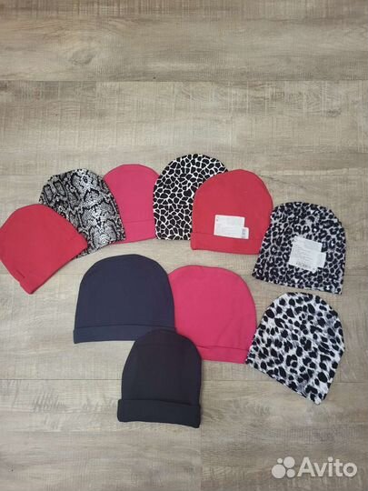 Детские шапочки для новорожденных