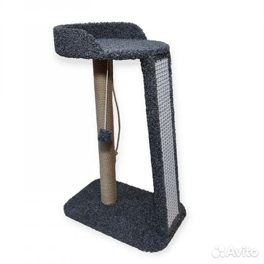 Когтеточка с просторной лежанкой