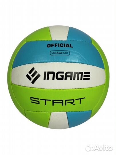 Мяч волейбольный ingame start (Зелено-голубой)