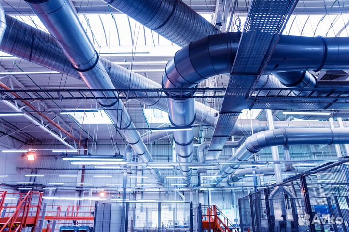 Монтаж вентиляции промышленных зданий в Казани
