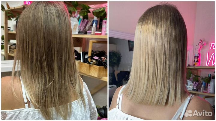 Кератиновое выпрямление волос от проффесионала
