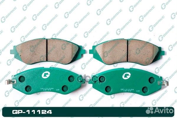 Колодки G-brake GP-11124 GP-11124 gbrake