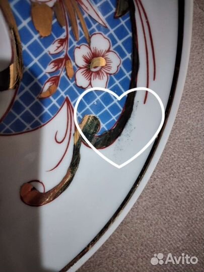 Чайная пара гигант Дулево 1989г