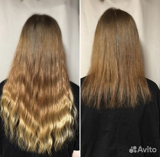 Наращивание волос биопротеин