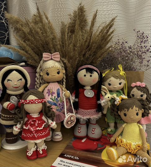 Вязанные куклы крючком
