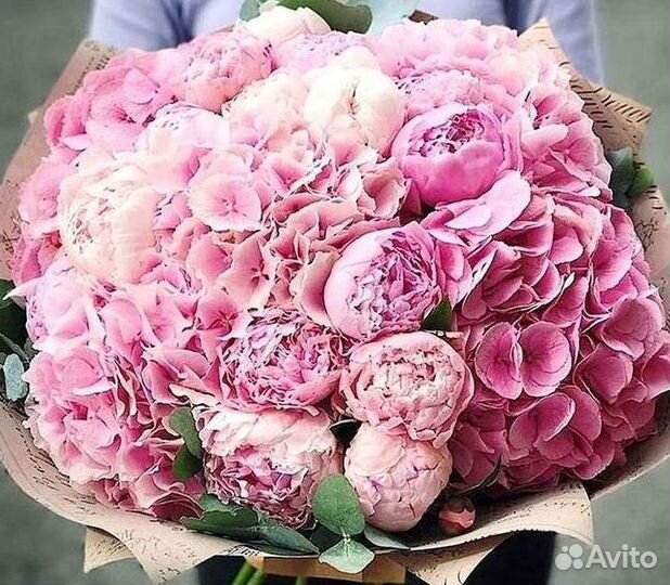 Пионы Букет пионов Доставка цветов