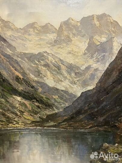 Антиквариат 19 века. Картина Европа