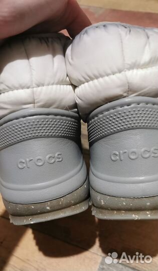 Crocs дутики зимние w7 37p