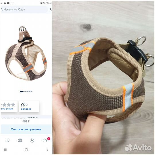 Шлейка жилетка для кошек и собак