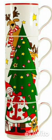 Набор из 4-х кружек 