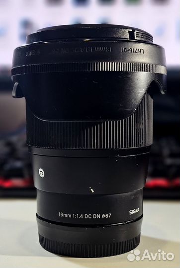 Sigma 16 mm f1.4 для Sony