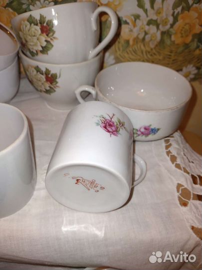 Чашки бокалы Дулево СССР